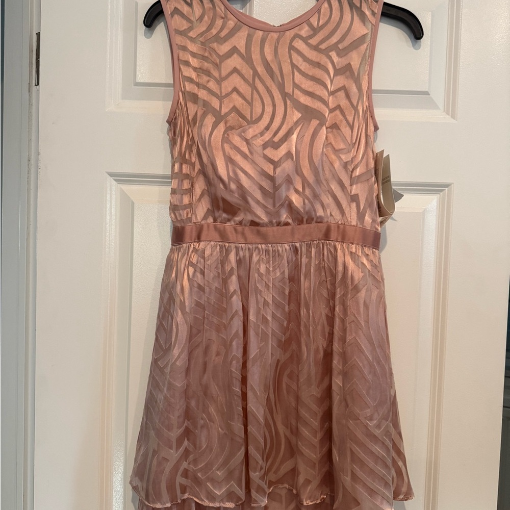 Shoshanna Strapless Blush Pink Dress NWT